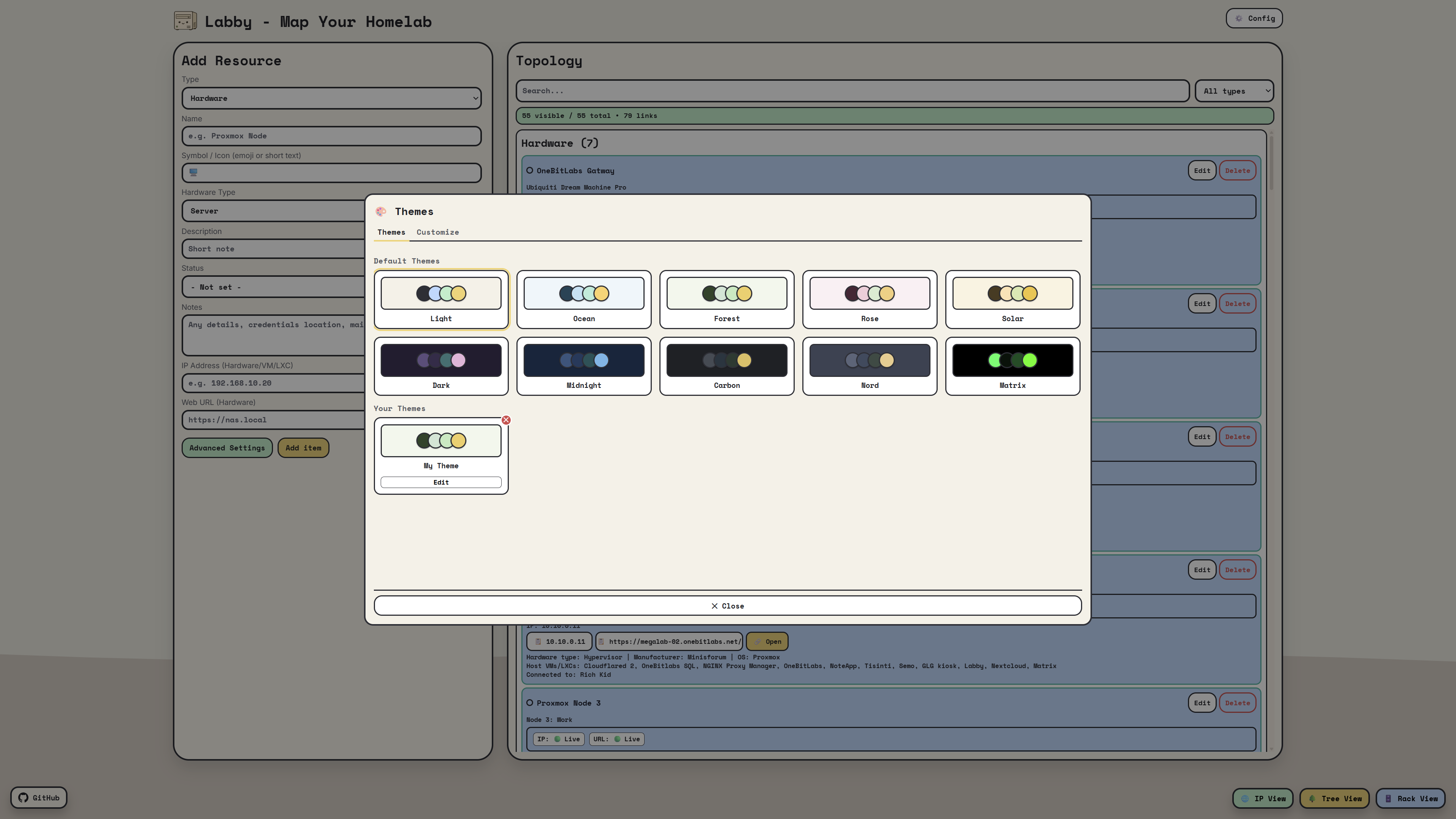 Theme Selector